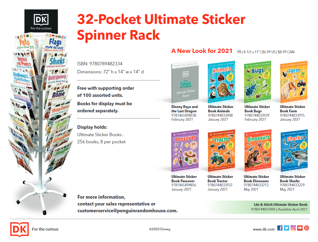 DK Ultimate Sticker Book Rack Suggested Fill