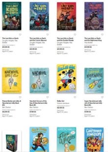 Graphic Novel Bestsellers-Children’s cover