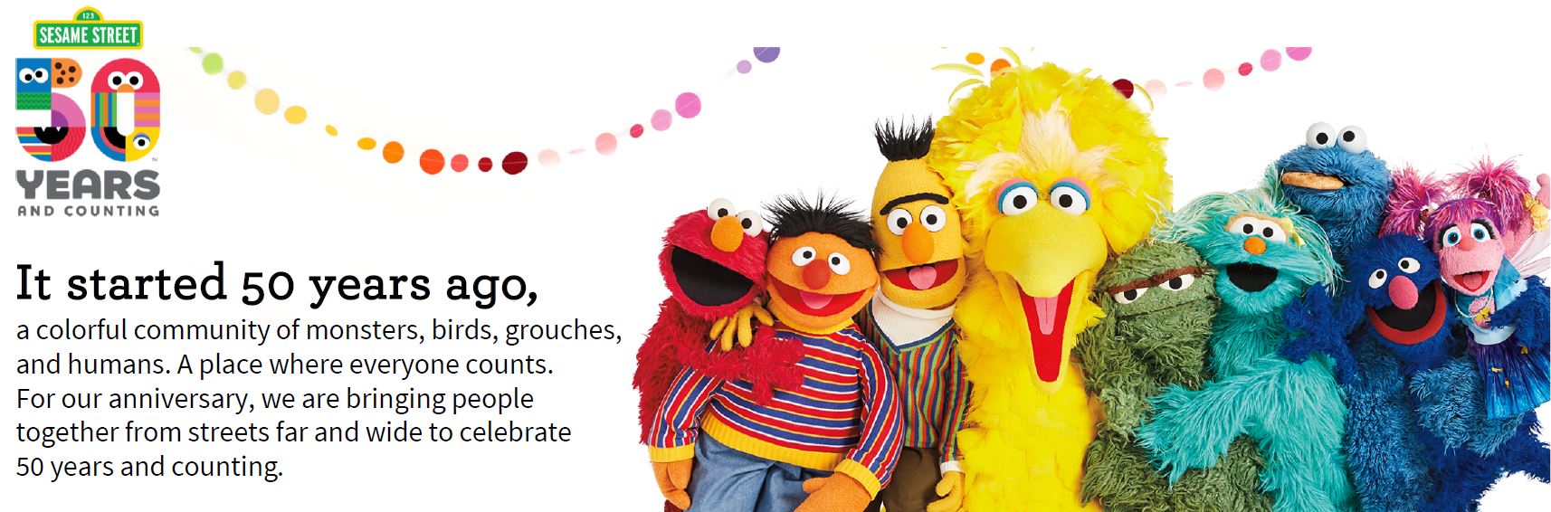 Sesame Street Celebrates their 50th Anniversary!!