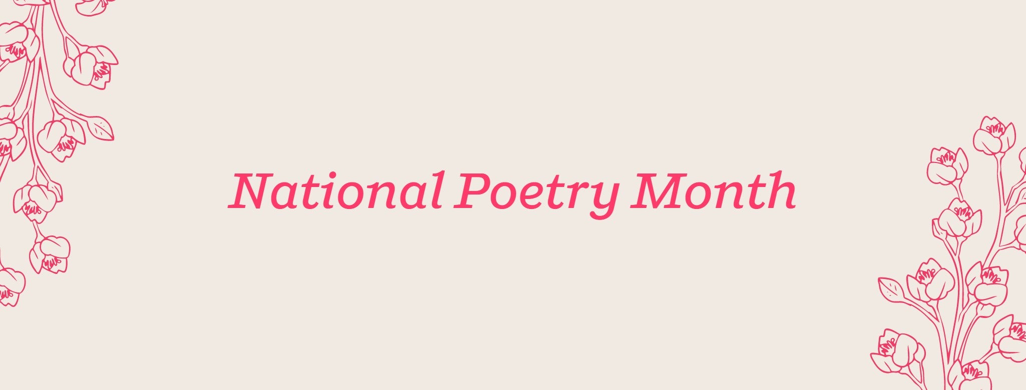 National Poetry Month