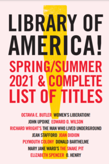 Library of America Spring/Summer 2021 cover