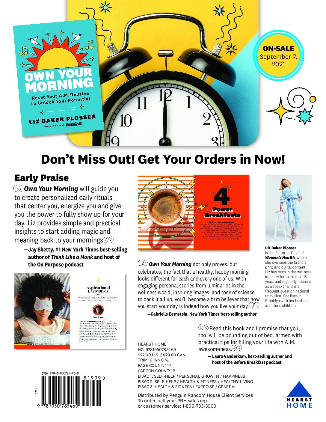 Own Your Morning Journal From Hearst Home cover