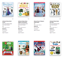 DK Ultimate Sticker Book Bestsellers cover
