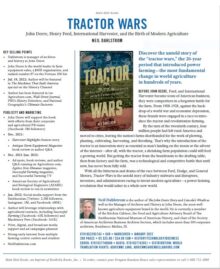 Tractor Wars- Ben Bella Sell Sheet cover