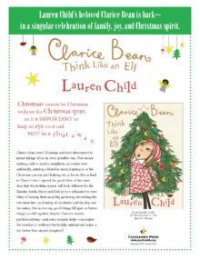 Clarice Bean- Think Like An Elf cover