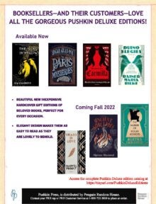 Steerforth Pushkin Deluxe Editions cover