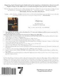 Happening Sell Sheet cover