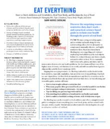 Eat Everything Sell Sheet cover