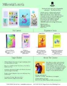 Millenial Loteria Sell Sheet cover