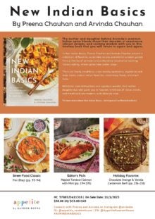 New Indian Basics Sell Sheet cover