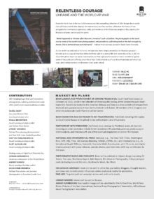 Relentless Courage Sell Sheet cover