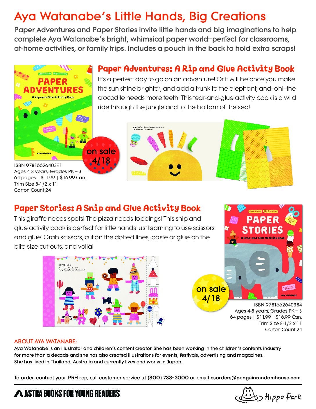 Paper Adventures Sell Sheet cover