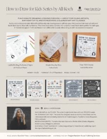 How to Draw for Kids Series Sell Sheet cover