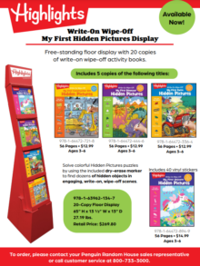 Spring 2023 Wipe on Wipe Off My First Hidden Pictures Sell Sheet cover