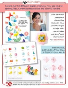 Search Press Simple Origami 2022 Sell Sheet cover