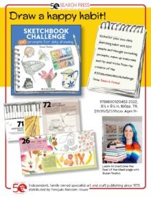 Search Press Sketchbook Challenge 2022 Sell Sheet cover