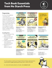 Tech Book Essentials No Starch Press Sell Sheet cover