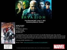 Secret Invasion Sell Sheet cover