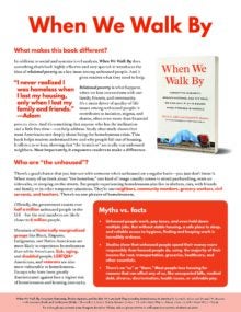 When We Walk By Sell Sheet cover