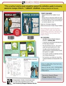 Manga Art Secrets and Manga Fashion Art Secrets Sell Sheet cover