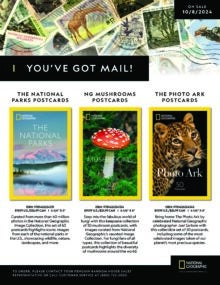 National Geographic Postcards Sell Sheet cover