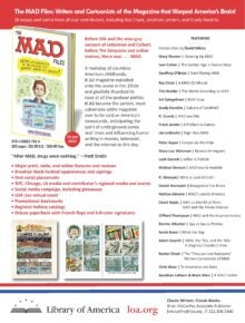 Mad Files Sell Sheet cover