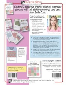 Bella Cocos Crochet Stitch Card Deck Sell Sheet cover