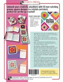 The Granny Square Card Deck Sell Sheet cover