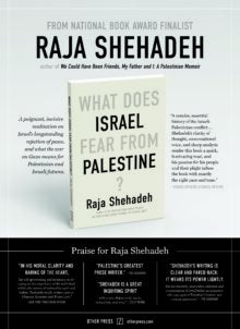 What Does Israel Fear From Palestine Sell Sheet cover