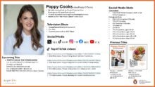 Poppy Cooks Sell Sheet cover
