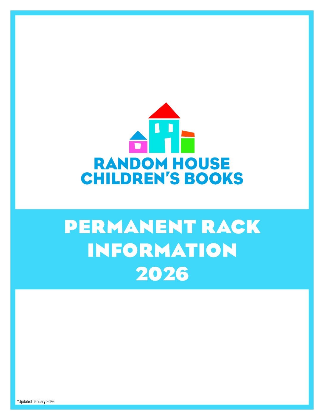 Random House Children’s Books – Permanent Rack Info Packet cover