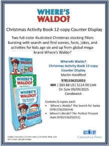 Where’s Waldo Counter Display Sell Sheet cover
