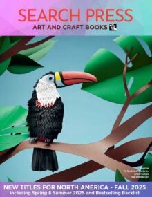 Search Press Art & Craft Books Fall 2025 Catalog cover