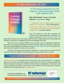 Calming Teenage Anxiety Sell Sheet cover