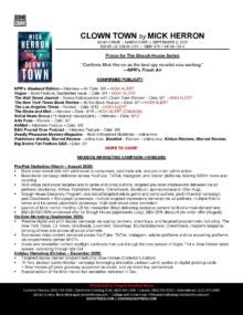 Clown Town Sell Sheet cover