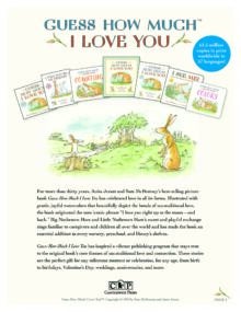 Guess How Much I Love You Brochure cover