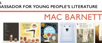 Author Mac Barnett is the National Ambassador for Young People’s Literature