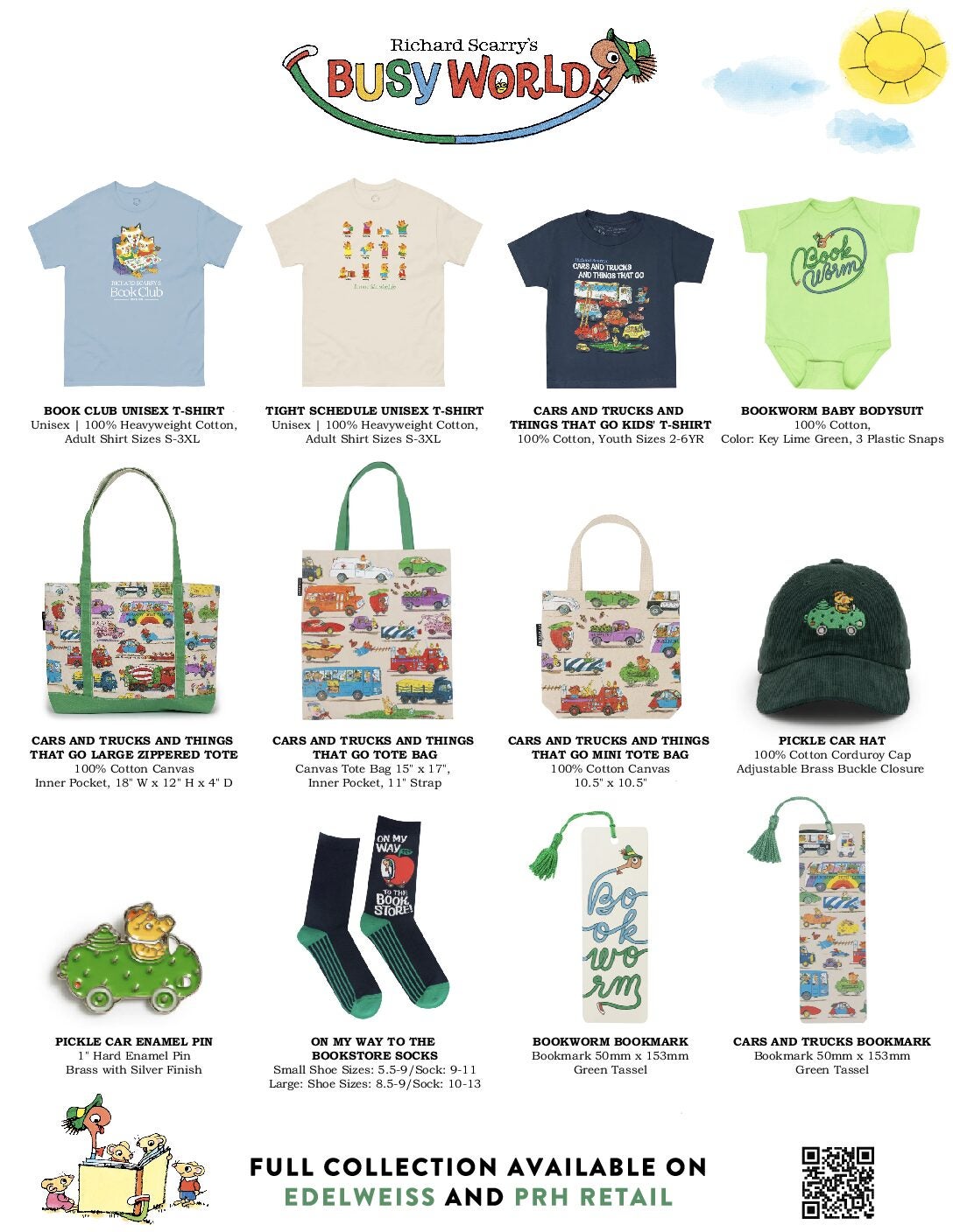 OOP x Richard Scarry Sell Sheet cover