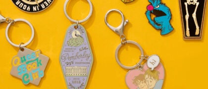Bookish Bag Charms & Keychains from Out of Print