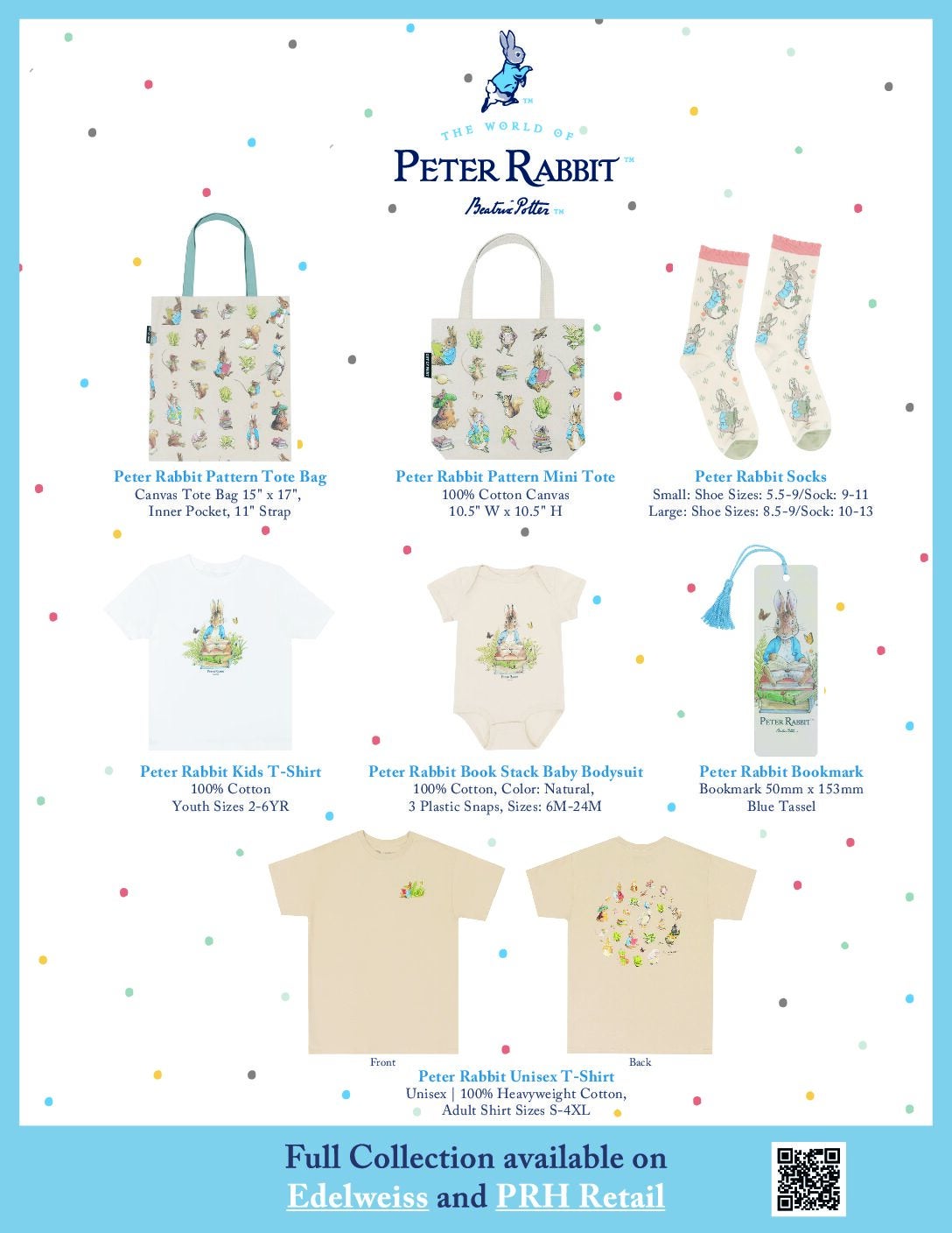 OOP x Peter Rabbit Sell Sheet cover