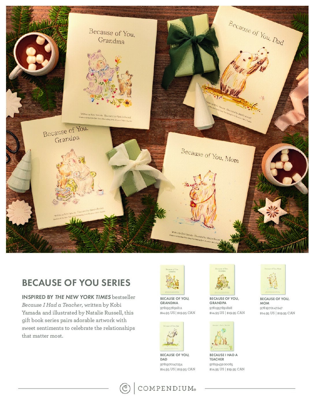Because of You Series Sell Sheet cover