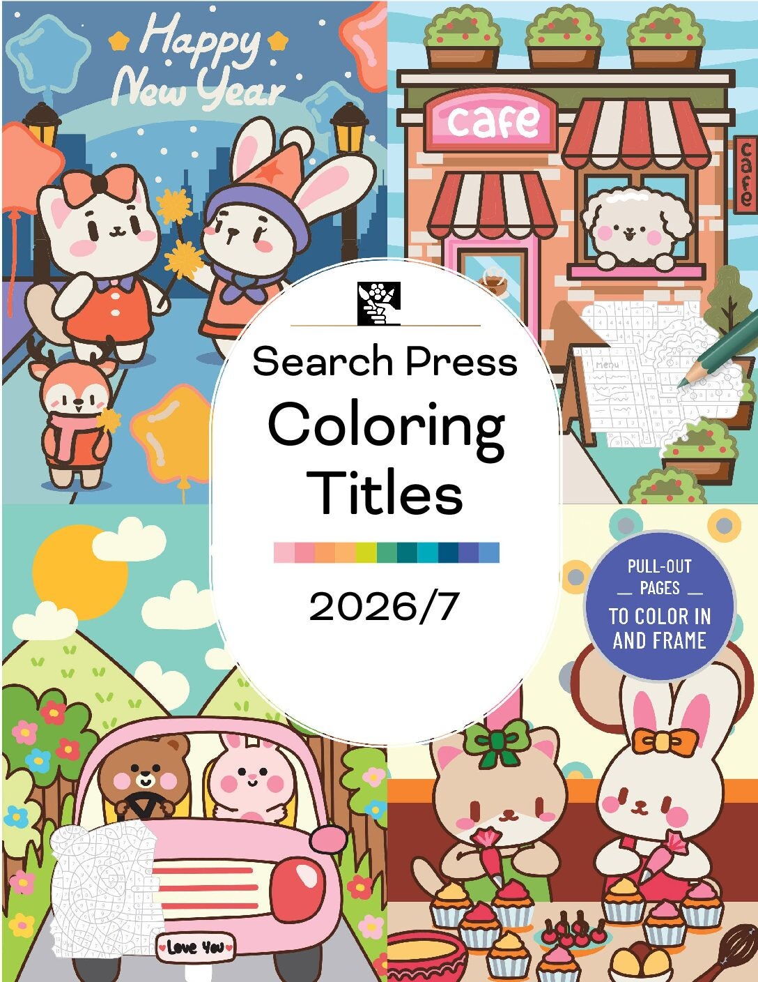 Search Press Coloring Titles for 2026 and 2027 cover