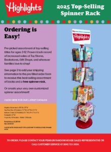 New Spinner Rack + Refill Assortment Sell Sheet cover