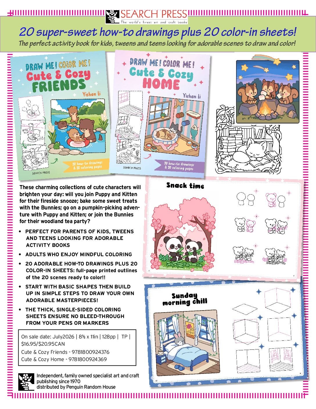Draw Me! Color Me! Sell Sheet cover