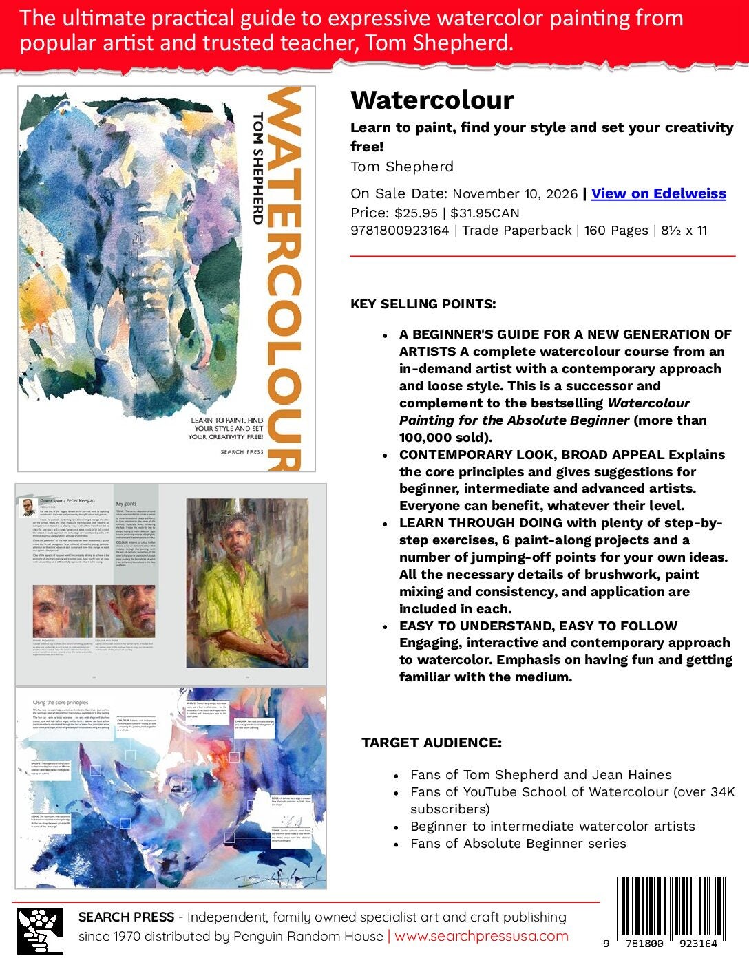 Watercolour Sell Sheet cover