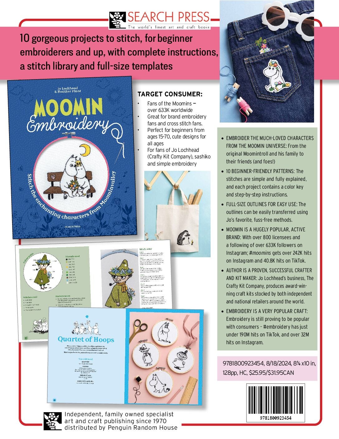 Moomin Embroidery Sell Sheet cover