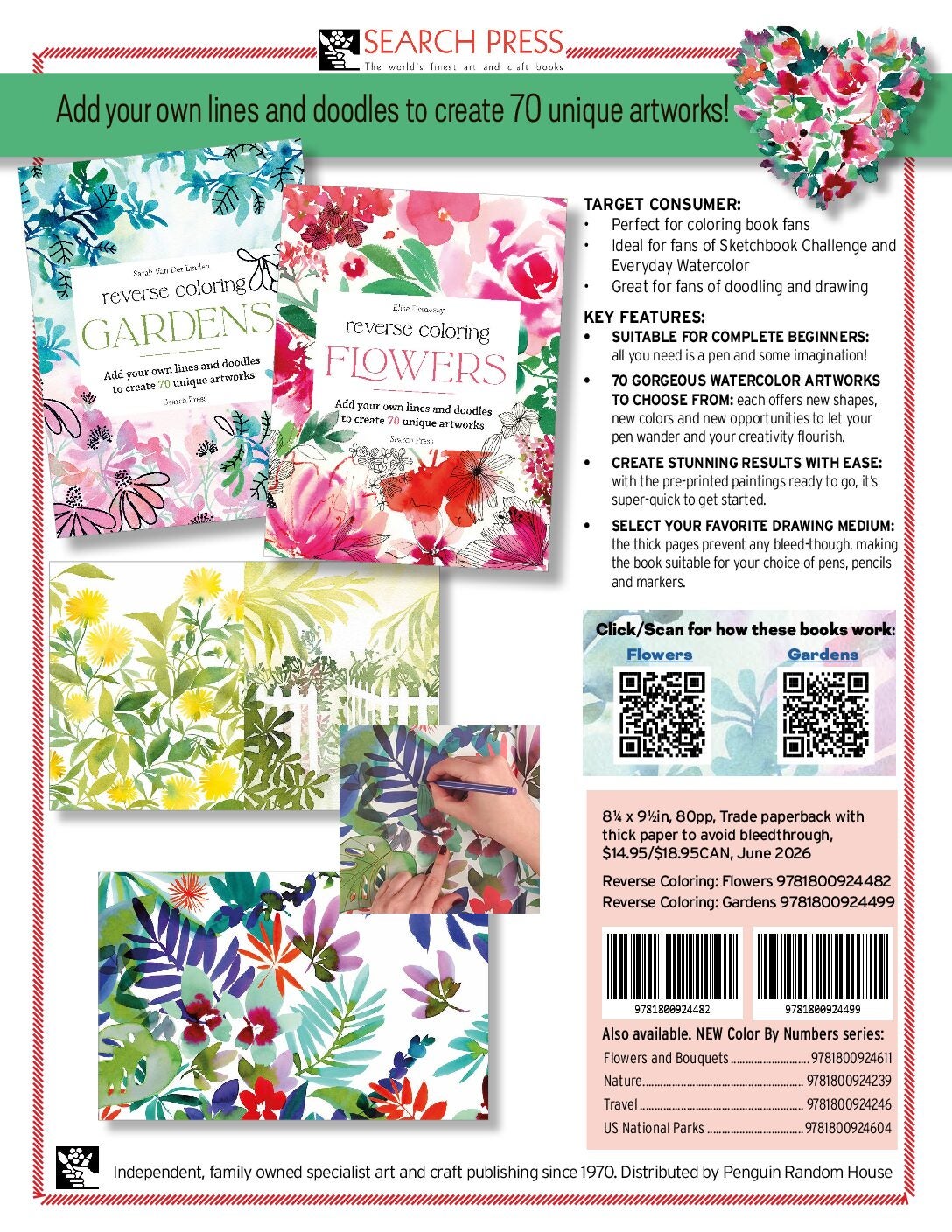 Reverse Coloring Sell Sheet cover